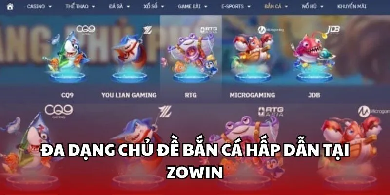 Sơ lược về bắn cá Zowin