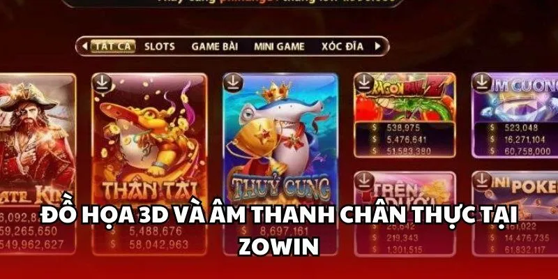 Bắn cá Zowin đa dạng chủ đề