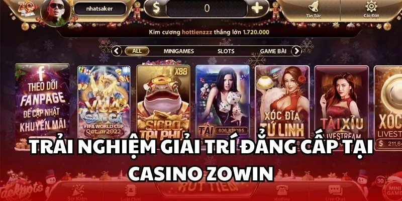 Điểm danh các siêu phẩm tạo nên tên tuổi của Casino Zowin